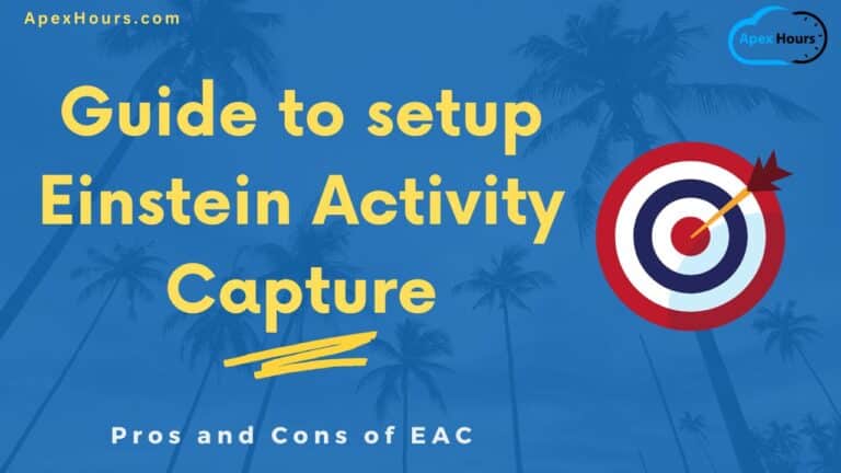 Guide to setup Einstein Activity Capture